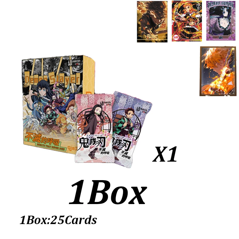 Nieuwe Dream Card Demon Slayer Set Collectiekaart Shinobu Nezuko Mitsuri Booster Box TCG Hobby Gift