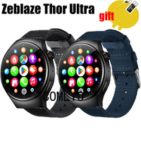 3in1 for Zeblaze Thor Ultra Strap Smart watch Band Nylon Canva women men Belt Screen Protector