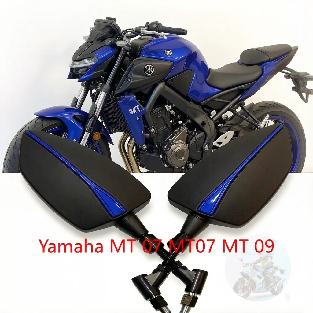 

Universal Motorcycle Modified CNC Aluminum View Side Rearview Mirror for Yamaha MT 07 MT07 MT 09 MT09 MT03 MT 03 2021 2022 Parts