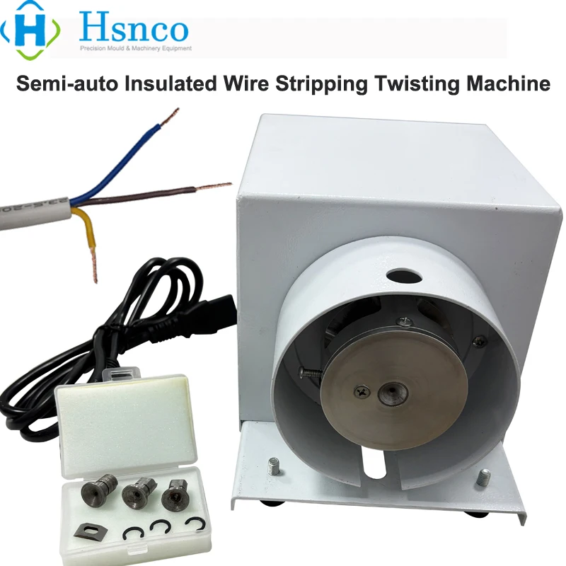 

Electric Wire Stripping Twisting Machine for 1mm till 4mm Diameter Cable PVC Wire Peeling Twist Tools Wire Processing Equipment