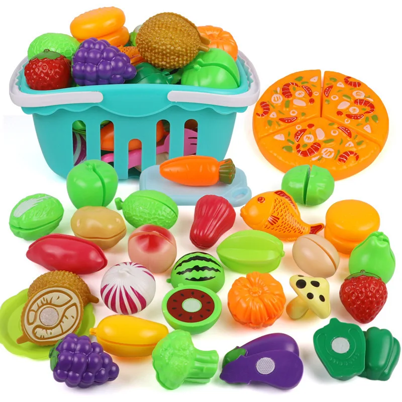 Cut cut toys baby cutting fruits and vegetables girls children play house kitchen toddlers children educational kitchen utensils