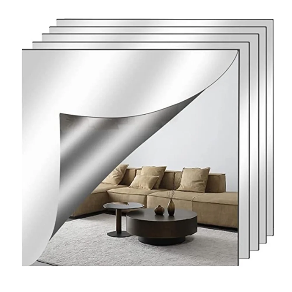 Decorative Mirror Ceilings Measuring TV Background Walls Changing Rooms Mirror Sheets Home Self Interior Decorations