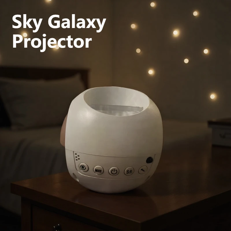 Galaxyโปรเจคเตอร์ตกแต่งห้องนอนCreative Ambient Light Starry Sky Galaxyโปรเจคเตอร์Night Light Star MoonโคมไฟGalaxy Light