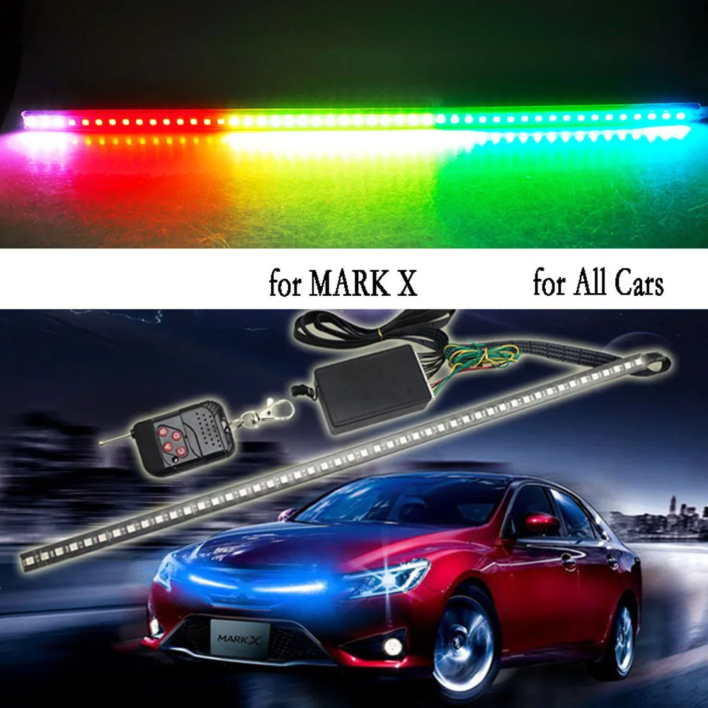 

Knight Rider Light RGB LED Bars Night Rider LED Strip Scanner Light Knight Rider LED 7-Colors light Bars Remote Signal light