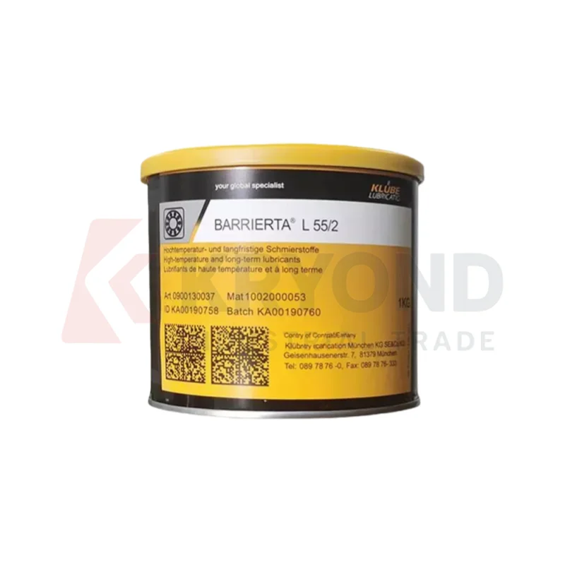 KLUBER BARRIERTA L55 Long Life Lubrication Grease with High Temperature Resistance for Corrosive Industrial Operating Conditions