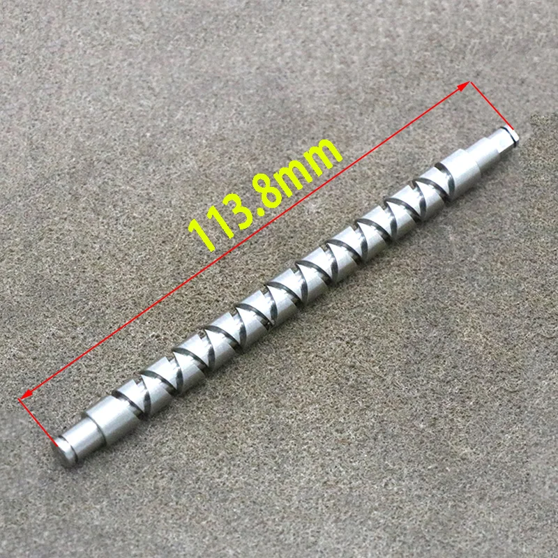Twisted Shaft Rolling Axis,Crescent-Shaped Spool,Stainless Steel,Baitcasting Reel Refit Accessories,8.0*113.8MM,for RYOBI 120 view 2