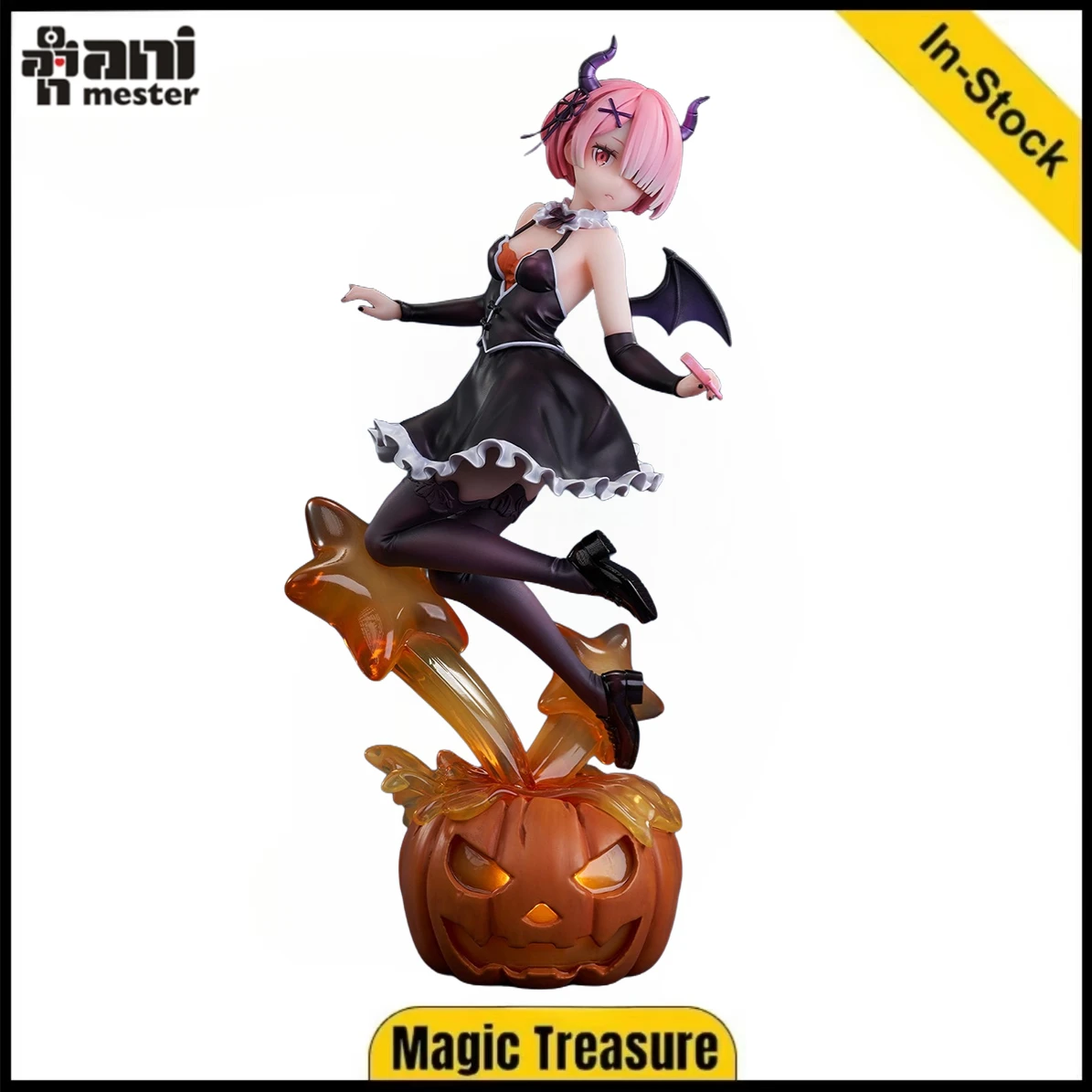 

【В наличии】Оригинальные AniMester KADOKAWA KDcolle Re0 Ramu Magic Night Magic 1/7 фигурки аниме украшения подарки