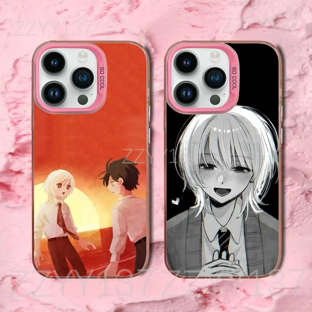 

Saihate Station Shion Phone Case For iPhone 16,15,14,13,12,11,8,7,Pro,Max,Plus,Mini,XS,SE Candy Matte Shockproof Pink Cover