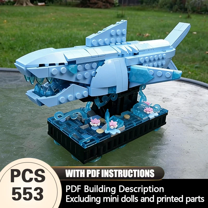 

Creators Animal Series Model MOC Building Bricks Shark Modular Technology Gifts Holiday Assemble Children Toys Suit