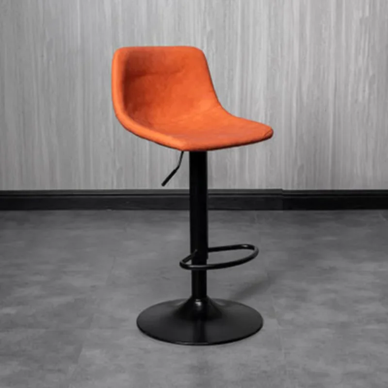 Bar Chair Up Down Rotation Modern Simple Back Bar Stool Light Minimalism Home Fashion Bar Chair Designer Iron High Furnitures