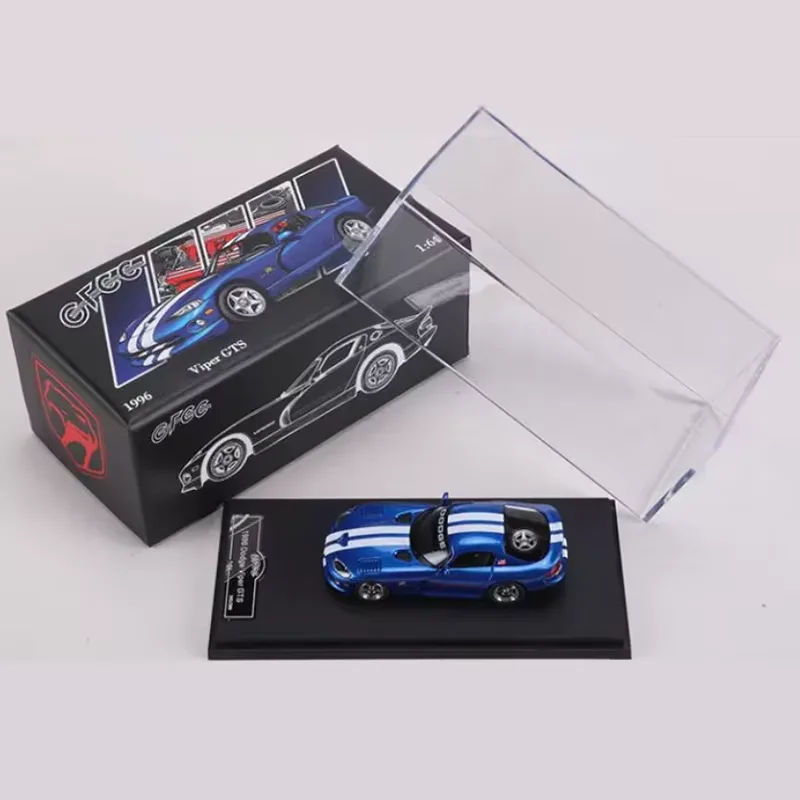 GFCC 1:64 Scale 1993 Viper Convertible/Hard top Alloy Car Model Static Collection Decorated Holiday Toys Souvenir Gift