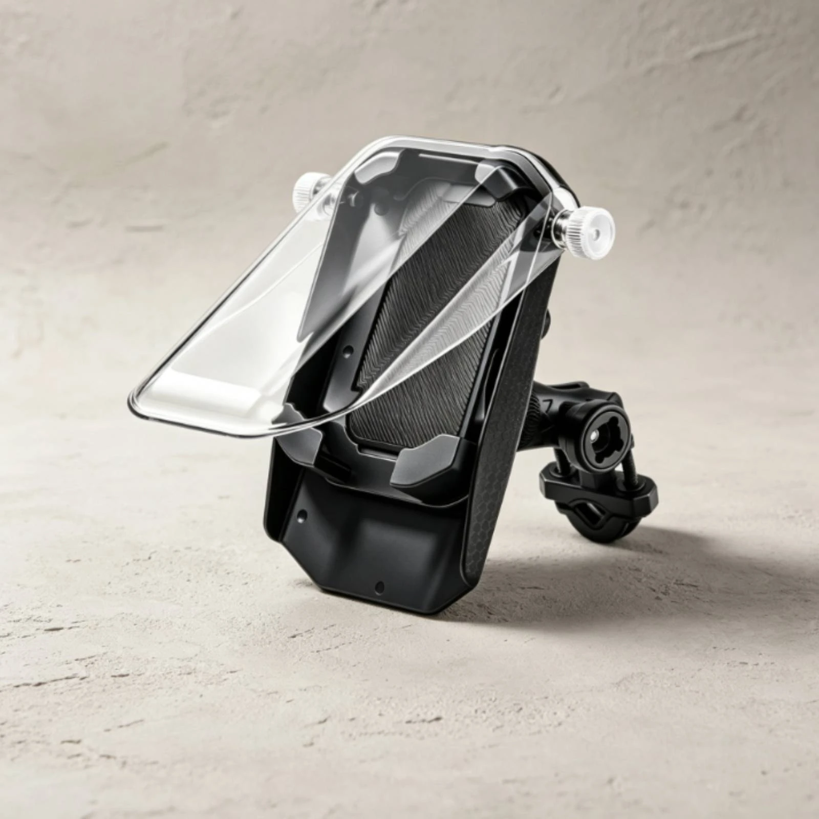 Waterproof Motorcycle Phone Mount Shock-Resistant Motorcycle Phone Holder Fully Enclosed Hard-Shell for Motorcyclists