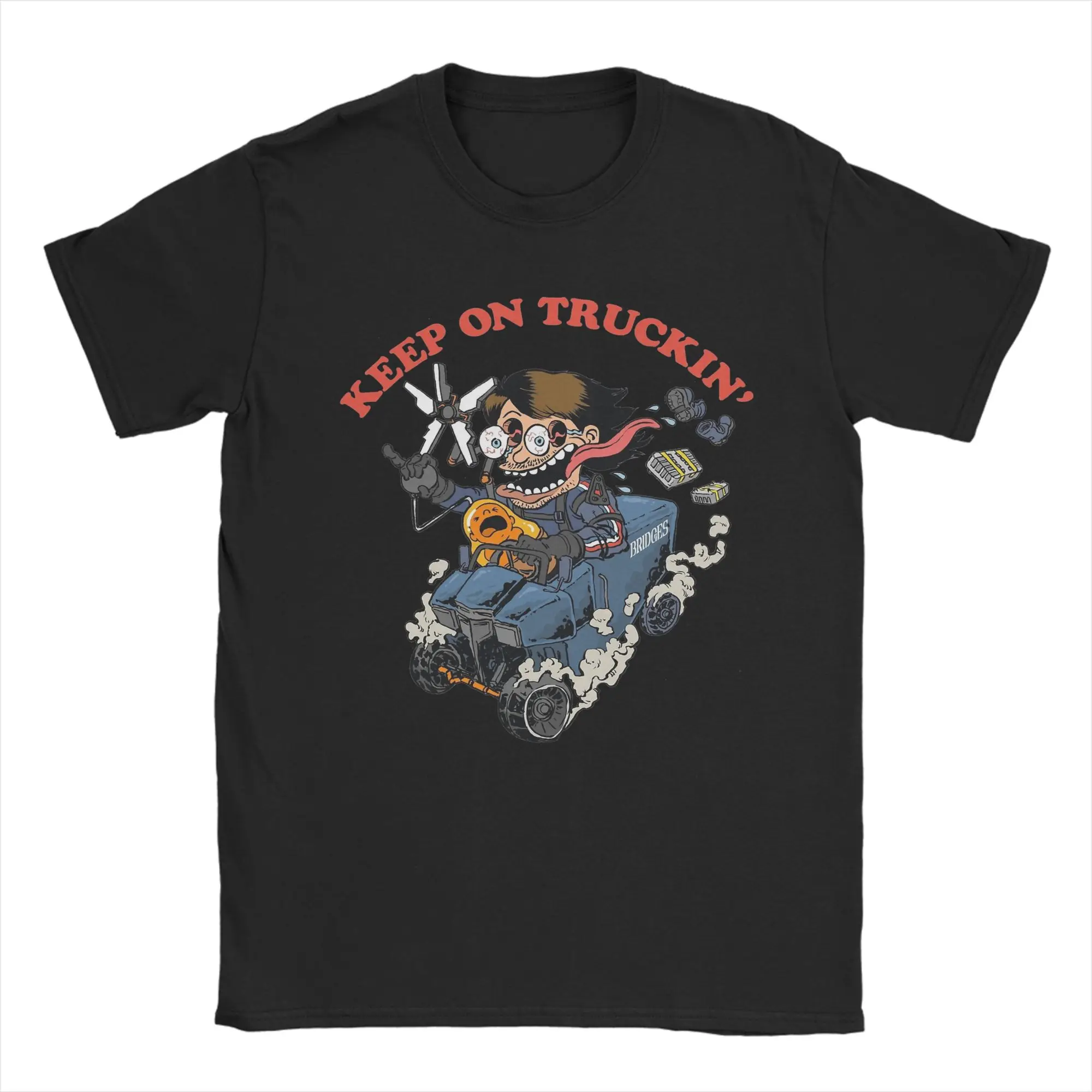 Men Women's T Shirt Keep On Truckin Sam Porter Bridges Death Stranding Game T Shirts Hipster Tee Shirt Street Style Clothing