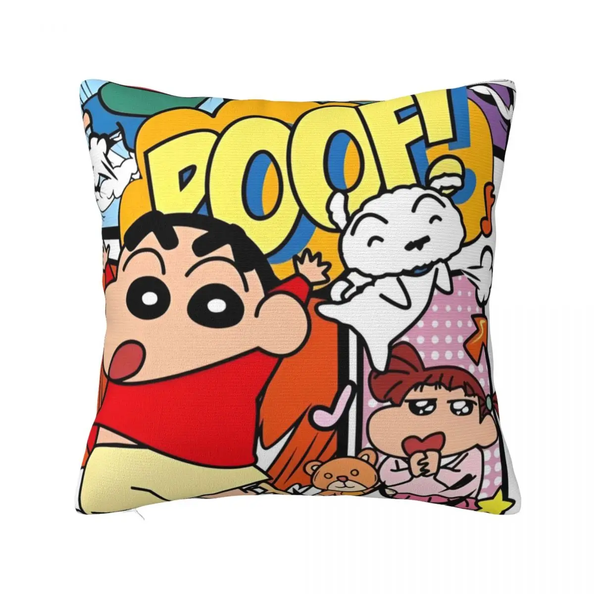 

Crayon Shin-chan Kazama Toru Pillowcase Soft Polyester Cushion Cover Gift Japanese Anime Throw Pillow Case Cover 45cm