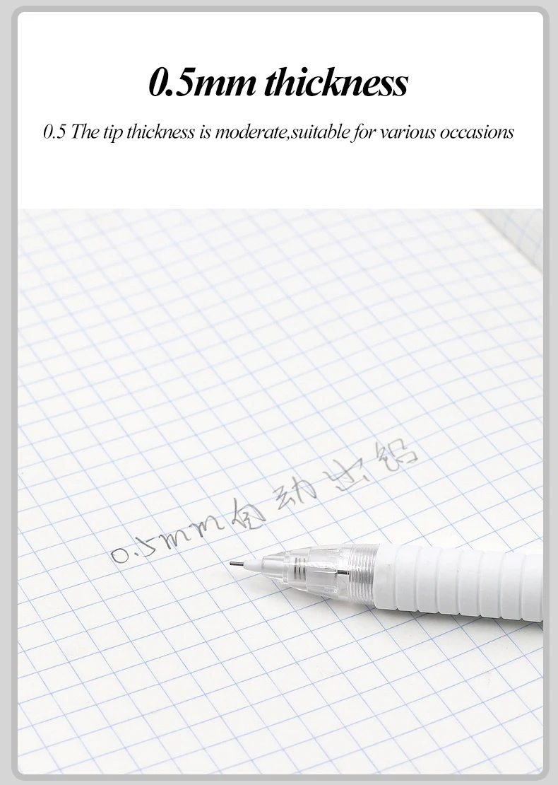 Faber-Castell Automatisches Druckbleistift-Set, Bleistiftminen 0,5 mm, druckfrei, zum Zeichnen, Designen, Malen, für Schule, Schreibwaren – Detail 4