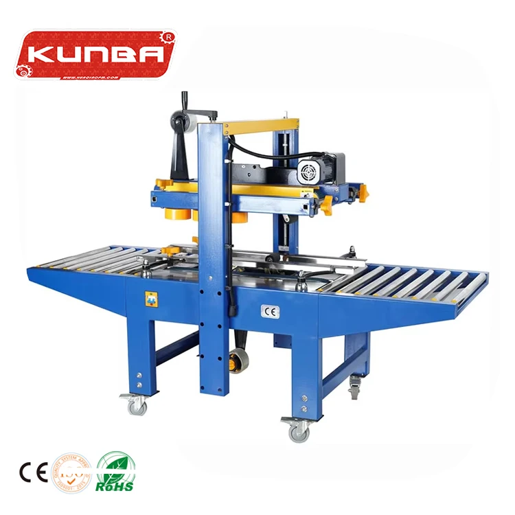 

FJ6050L Semi-Auto Carton Sealing & Taping Machine Easy-to-Operate Packing Machine Carton Sealer for Manufacturing Plants