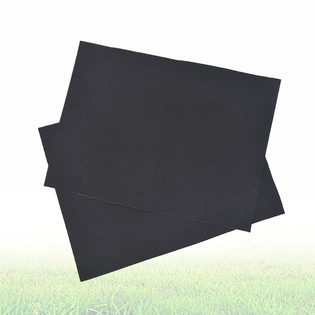 

2 Pcs Self Adhesive Cloth Flock Material Sticker Thick Black Table Legs Photo Frames Water Glasses Jewelry Boxes Anti Slip