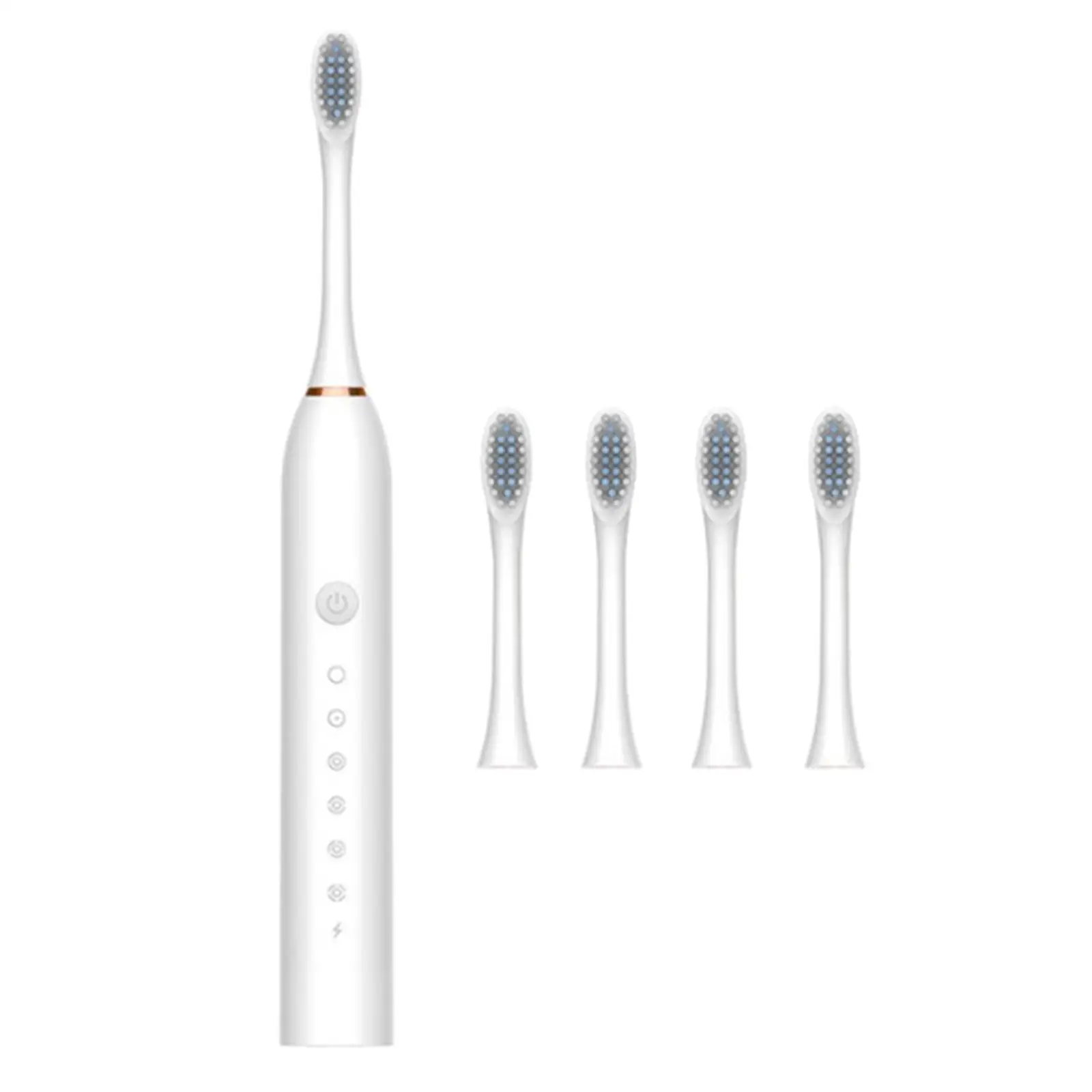 Electric Toothbrush for Kids USB Charging IPX7 Waterproof Sonic Vibration Portable Tooth Cleaning Brush for School and Home