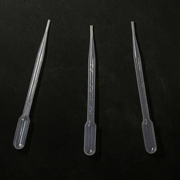 98pcs/Pack 1ML/2ML/3ML 5ml Pipettes Disposable Plastic Graduated Pasteur Pipette Dropper Polyethylene 0.2/0.5ml available