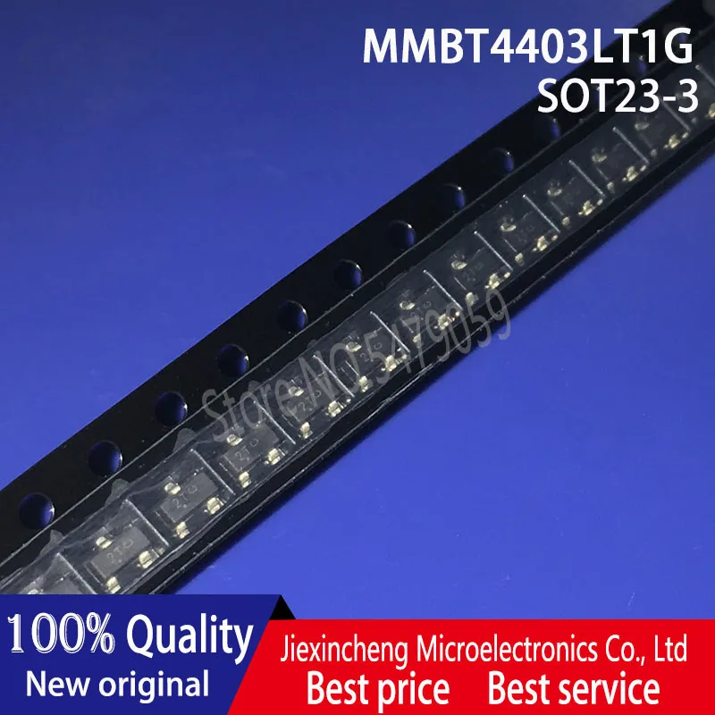 100PCS MMBT4403LT1G marking:2T MMBT4403 SOT23-3 triodes New original