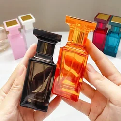 50ML perfume subpackage glass bottle Multicolor spray perfume bottle cosmetics subpackage sample glass bottle