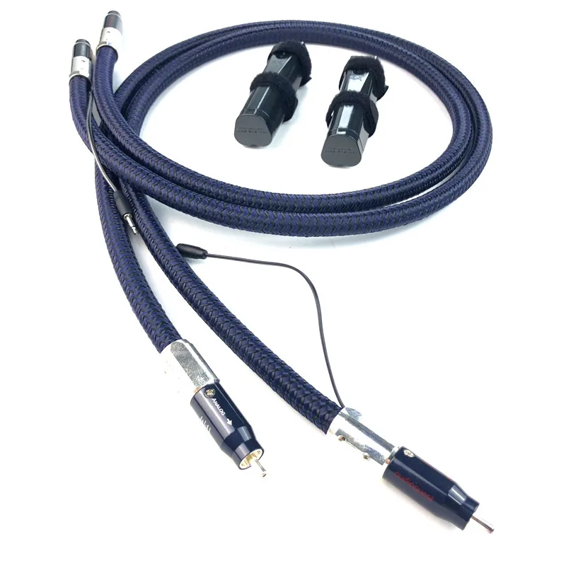 Wild Silver-plated RCA to XLR Interconnect HIFI Audio Cable with Carbon Fiber 72V Battery for Amplifier CD Player