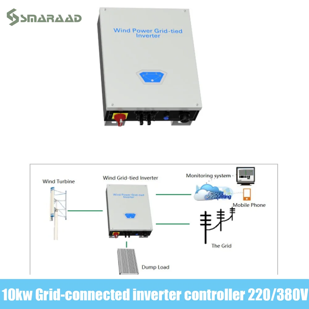 5KW 10KW 220V 380V Single-Phase Three-Phase Grid Inverter Remote Monitoring And Direct Connection To Grid System