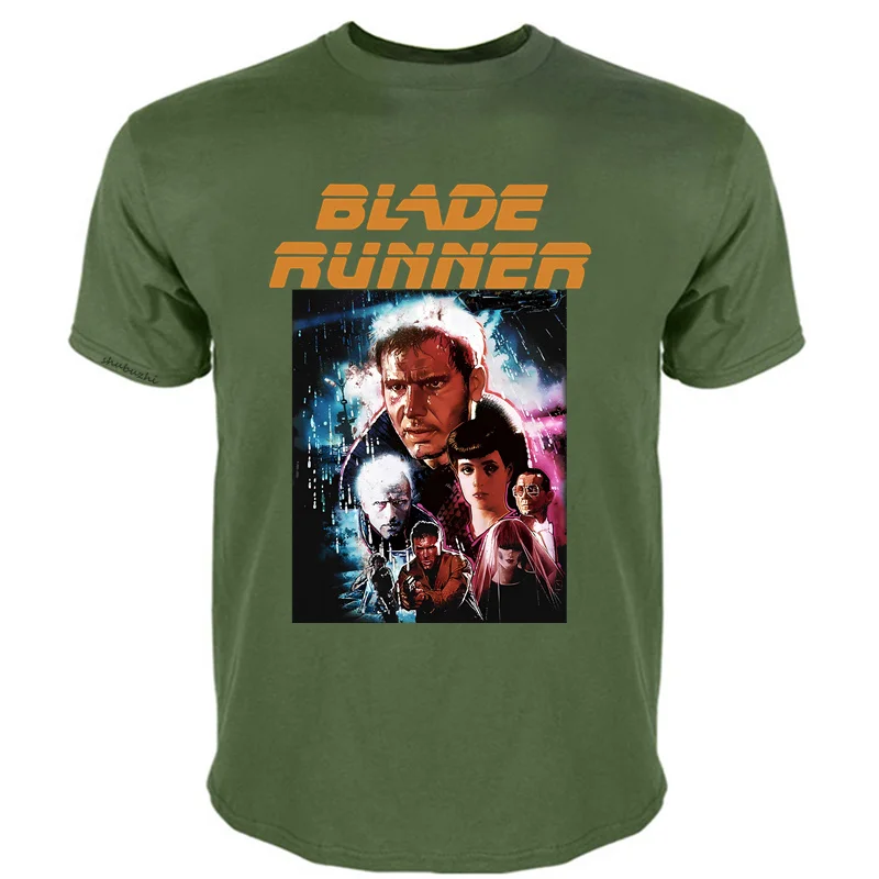 Blade Runner Vintage Classic T-Shirt men clothings aesthetic clothes Short sleeve graphics t shirt