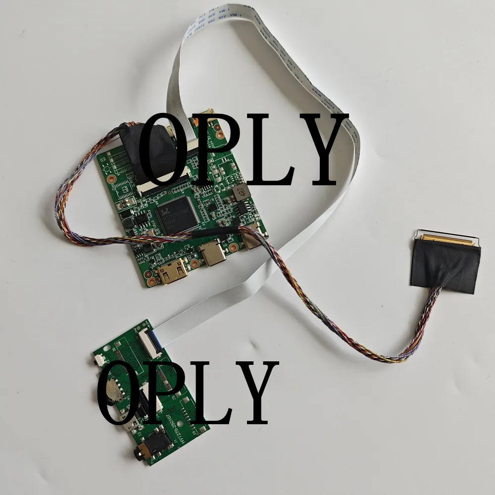 

2 TYPE-C MINI HDMI-совместимый комплект платы управления для LTN160AT06 16-дюймовый экран 1366X768, ЖК-светодиодная панель, монитор LVDS