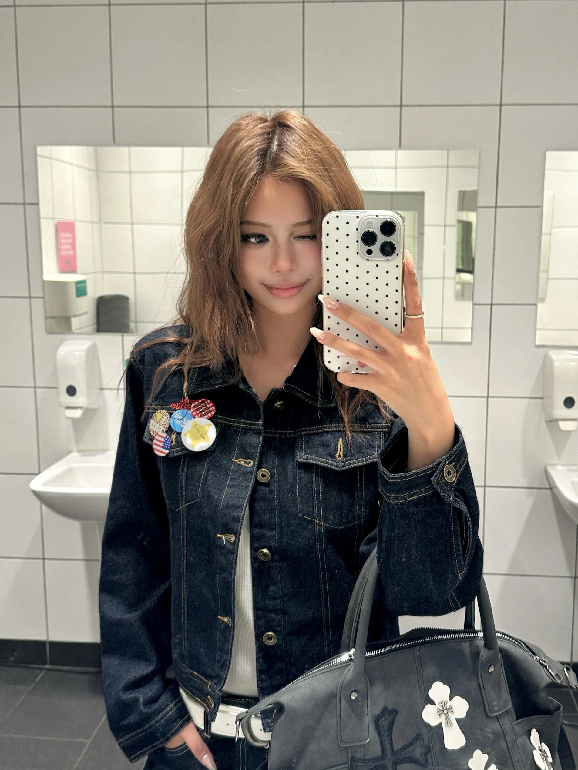 

BeOurRule Американская ретро-куртка-джинсовка с отстегивающимися элементами для женщин, модный облегающий топ из смесового хлопка и полиэстера