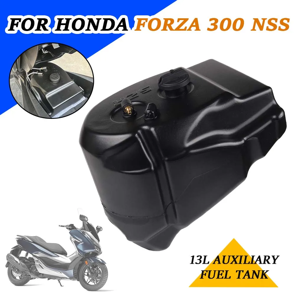 Motorcycle Travel Accessories For Honda Forza 300 NSS 300 Forza300 NSS300 2022 2023 13L Auxiliary Fuel Tank Gas Petrol Fuel Tank