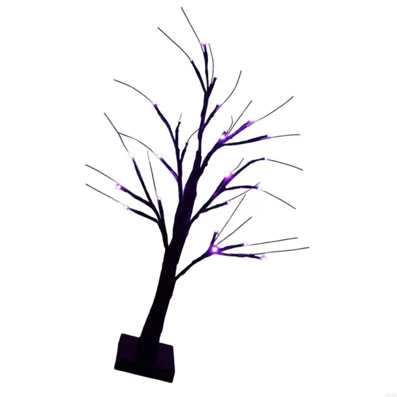 Beleuchteter LED-Kunststoff-Halloween-Baum-Ornament, batteriebetrieben, USB-betrieben, Festival-Dekoration für Zuhause B03E – Detail 8
