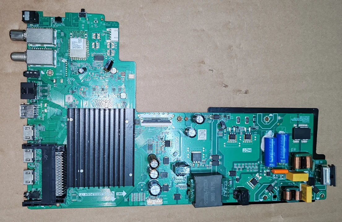 

TPD.SK633.PC821(T) 4K WiFi network three in one TV motherboard, physical photo, tested for 100--108V 108W 520MA