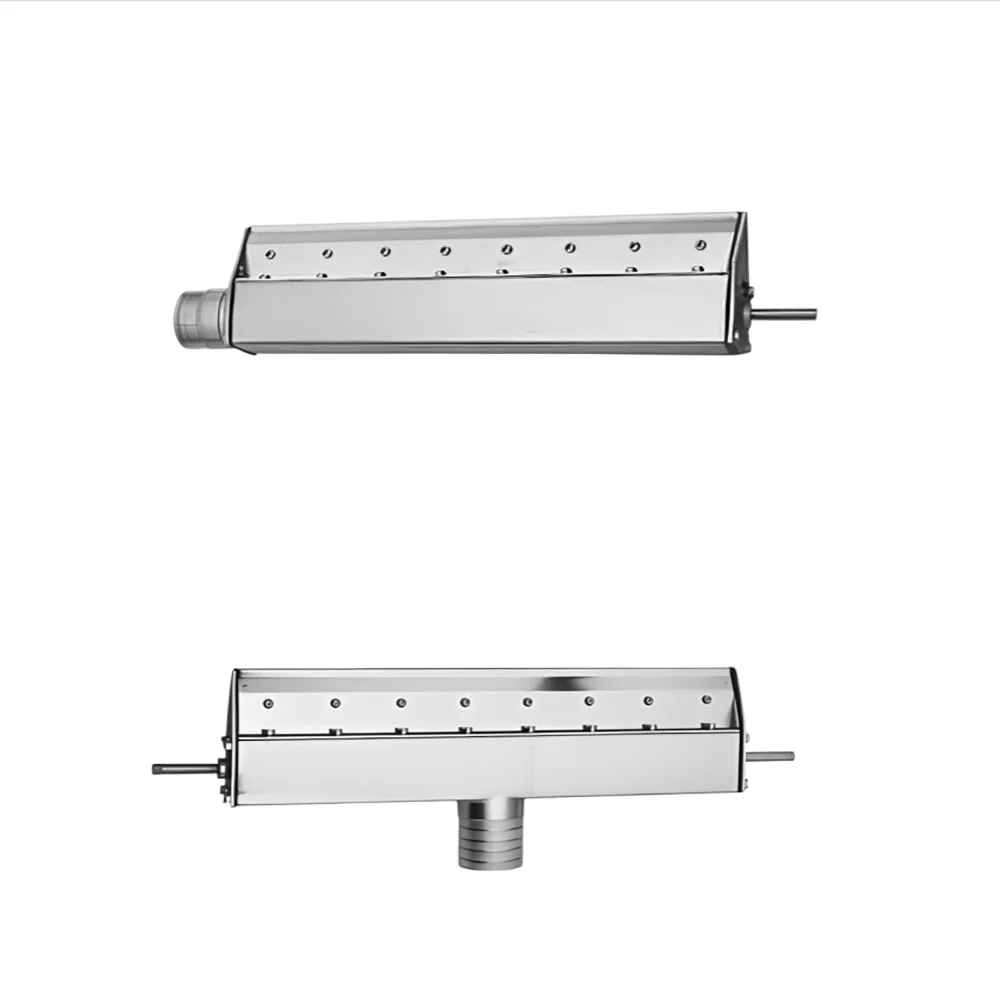 304 Stainless Steel Hot-Air Blower Air Knife Dust Removal Air Knife for Drive Conveyor Belt Assembly Line Drying and Cleaning