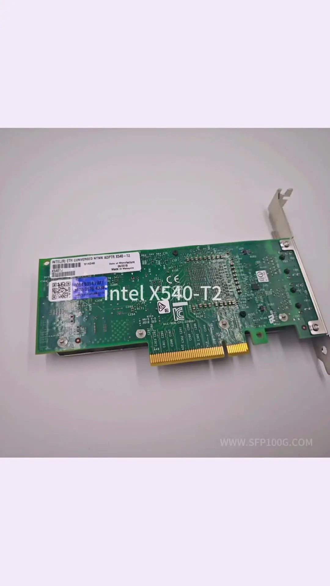 Intel X540-T2 10Gbps PCIe Ethernet Card