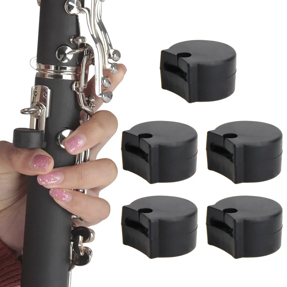 5 Pcs Rubber Clarinet Finger Cushions Thumb Rest Finger Cushions Protector Pads Instruments Accessories Rubber Parts