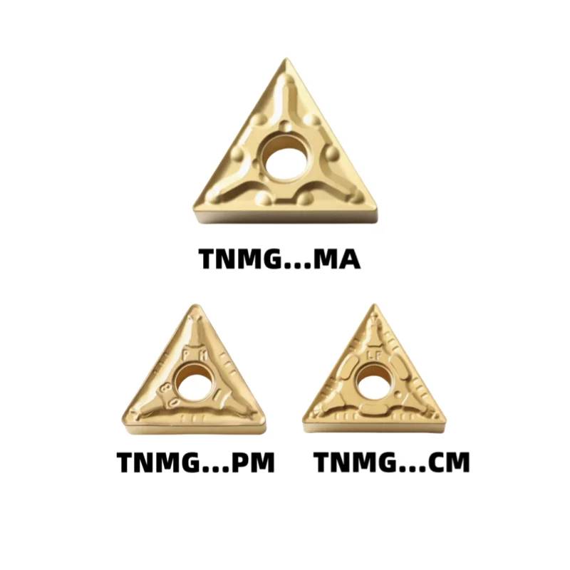 

Твердосплавные токарные пластины TNMG160404 160408 MA MT CA HQ CM PM L-S R-S L-VF R-VF для станков с ЧПУ, высококачественные режущие токарные инструменты