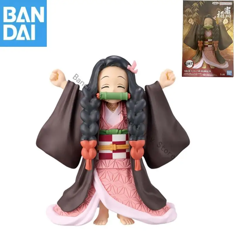 In Stock Original Genuine BANPRESTO Demon Slayer Kimetsu no Yaiba Figma - Kizuna no Sou Kamado Nezuko Figure model toy gift
