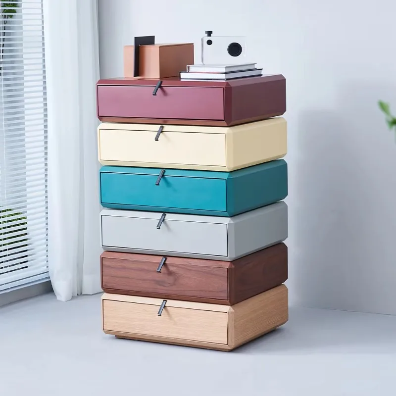 360 degree rotating 6 drawer locker modern wooden bedroom furniture