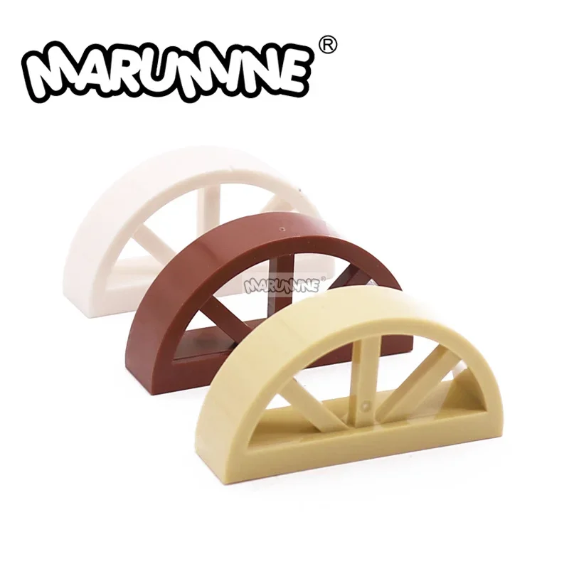 

Marumine 20309 1x4x1 2/3 Window Fence MOC City House Building Blocks Parts Accessoriec 50PCS DIY Construction Bricks