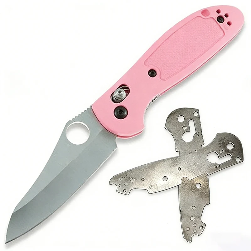 Knife Stainless Steel Liners Back Spacer For Benchmade Mini Griptilian 555 556 Knives Lining DIY Making Replace Parts