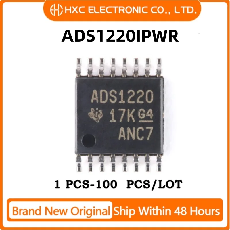 

5PCS/10PCS/50PCS/100PCS 100% New ADS1220IPWR ADS1220 TSSOP16 CHIP