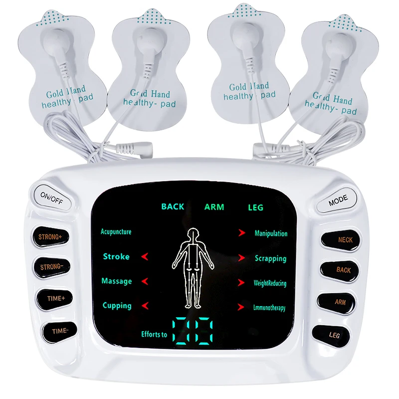 

Tens Machine Physiotherapy Electric EMS Acupuncture Body Massage Digital Therapy Slimming Machine Pulse Muscle Stimulator