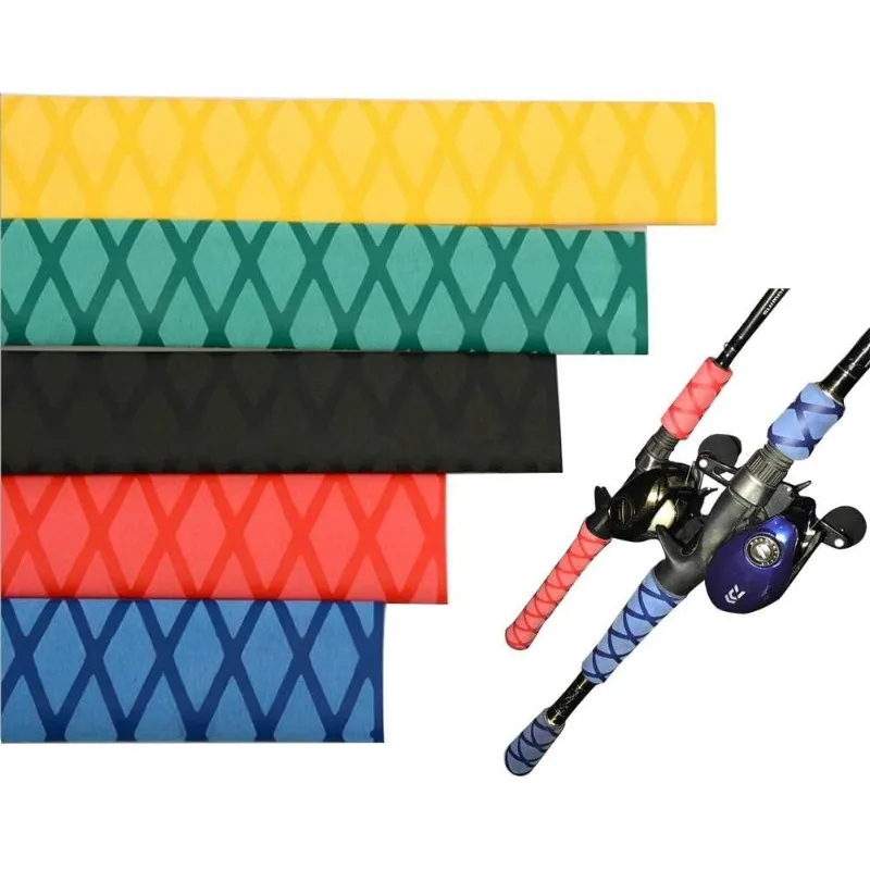 

Heat Shrink Grip Tube Basket Weave Anti Slip Fishing Rod Racquet Bike Handle Knife Tool Insulation DIY Wear Resistant Pattern