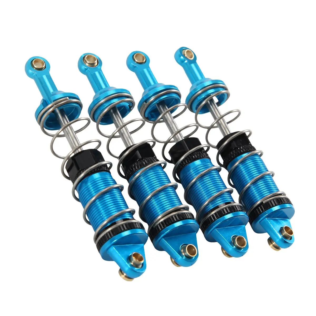 【NEW B63C】 4Pcs Metal Damper for SCY 16101 16102 16103 1/16 RC Car Upgrades Parts Accessories,Blue