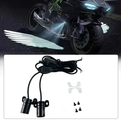 New Motorcycle Angel Wing Led Lamp Motorcycle Modification Parts Motorcycle LED Tail Lights Auto Moto Decorative Lamp 2024