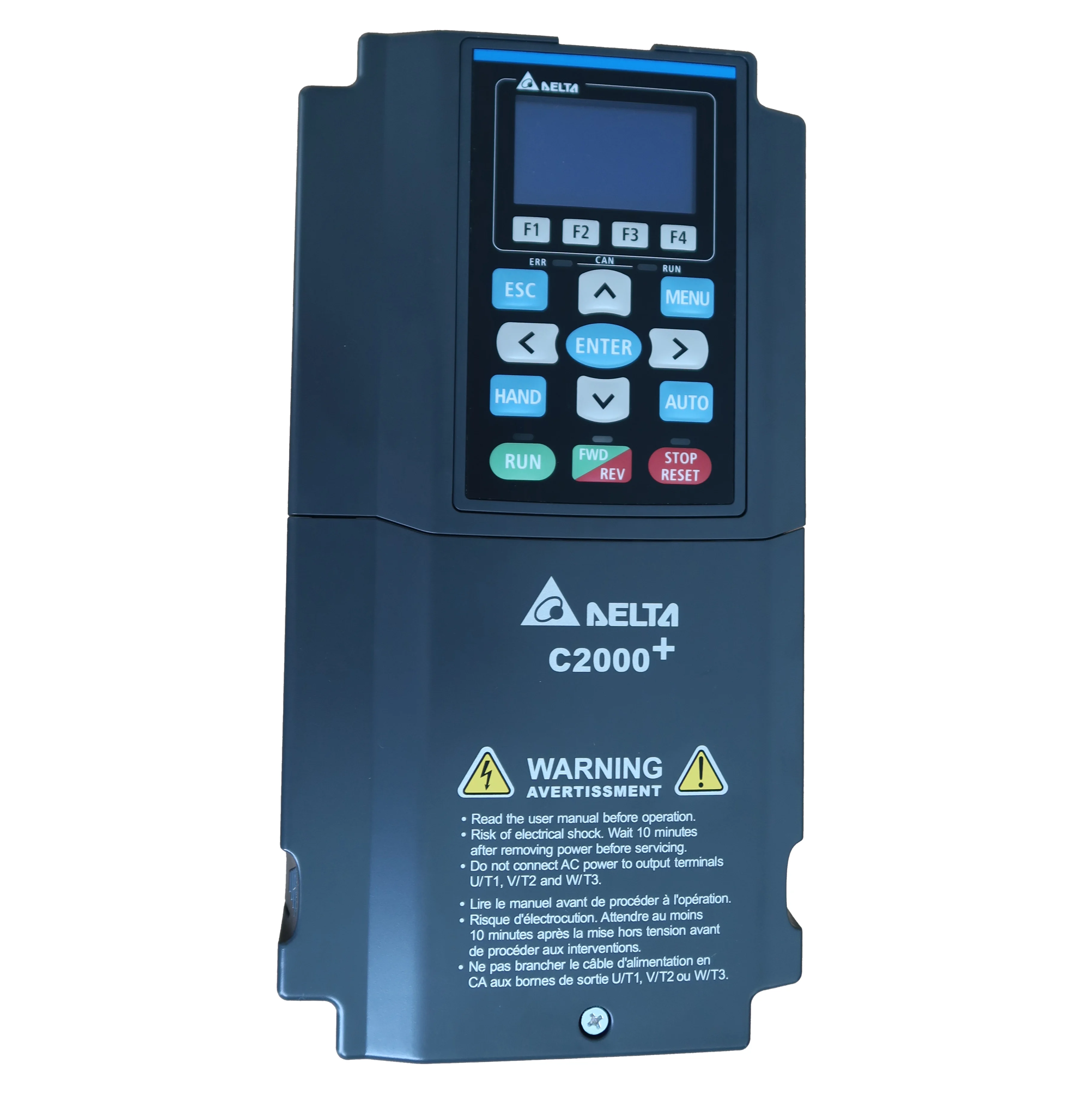 

Delta VFD022C43A-21 VFD-C2000 Series Drive 2.2 kW 3 HP 6 Amps 460 V 3 Phase