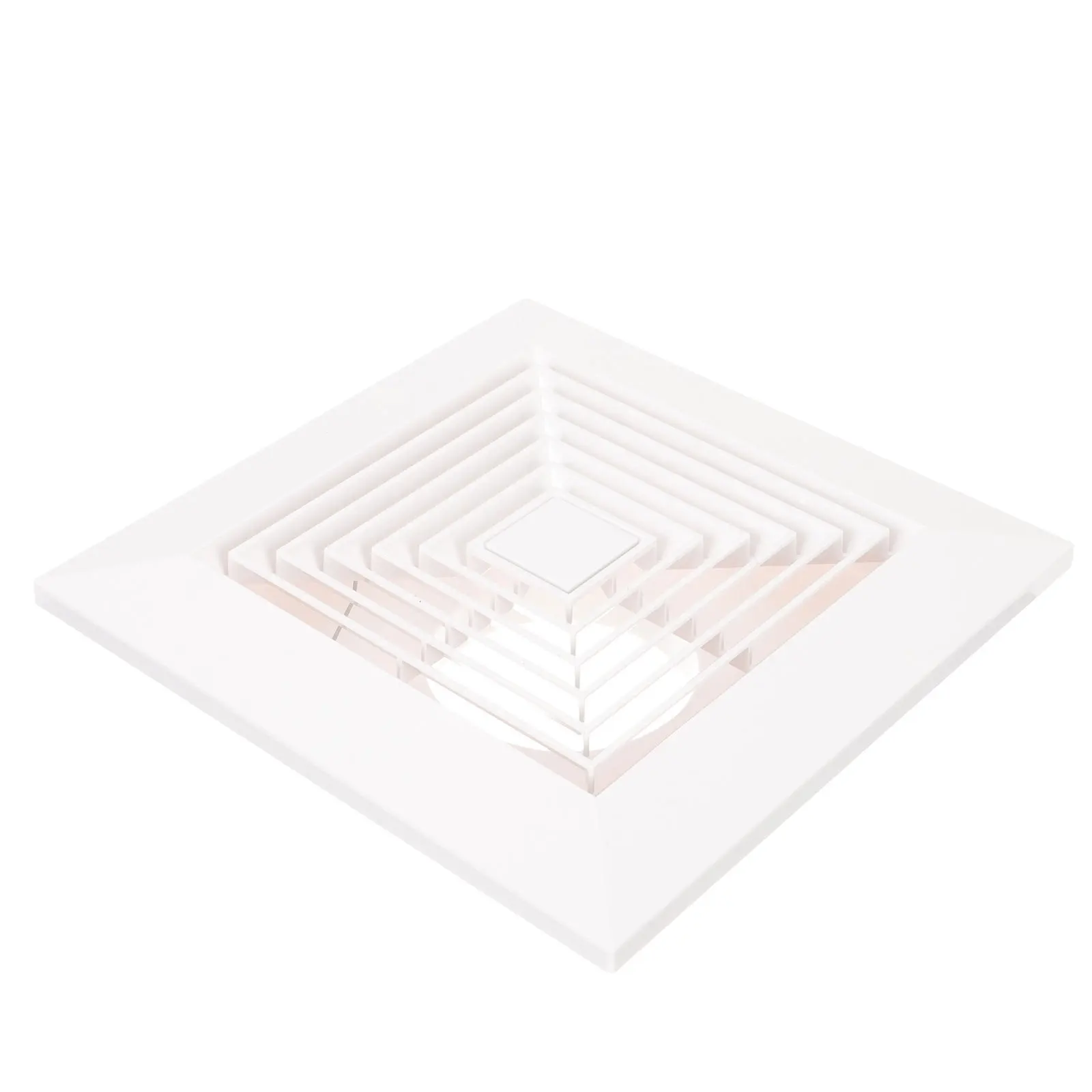 Ceiling Register Durable Plastic Square Ceiling Vent Cover Easy Clean Exhaust Vent Cover for Air Conditioning Kitchen Fan Vents