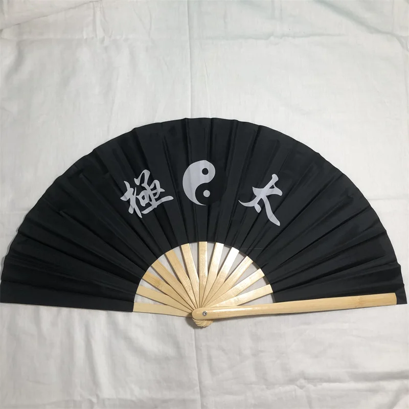 Chinese Style Hand Fan Folding Dancing Performance Fan Chi Tai Dance Silk Martialwushu Gift Portable Party Holiday Dancing Fan