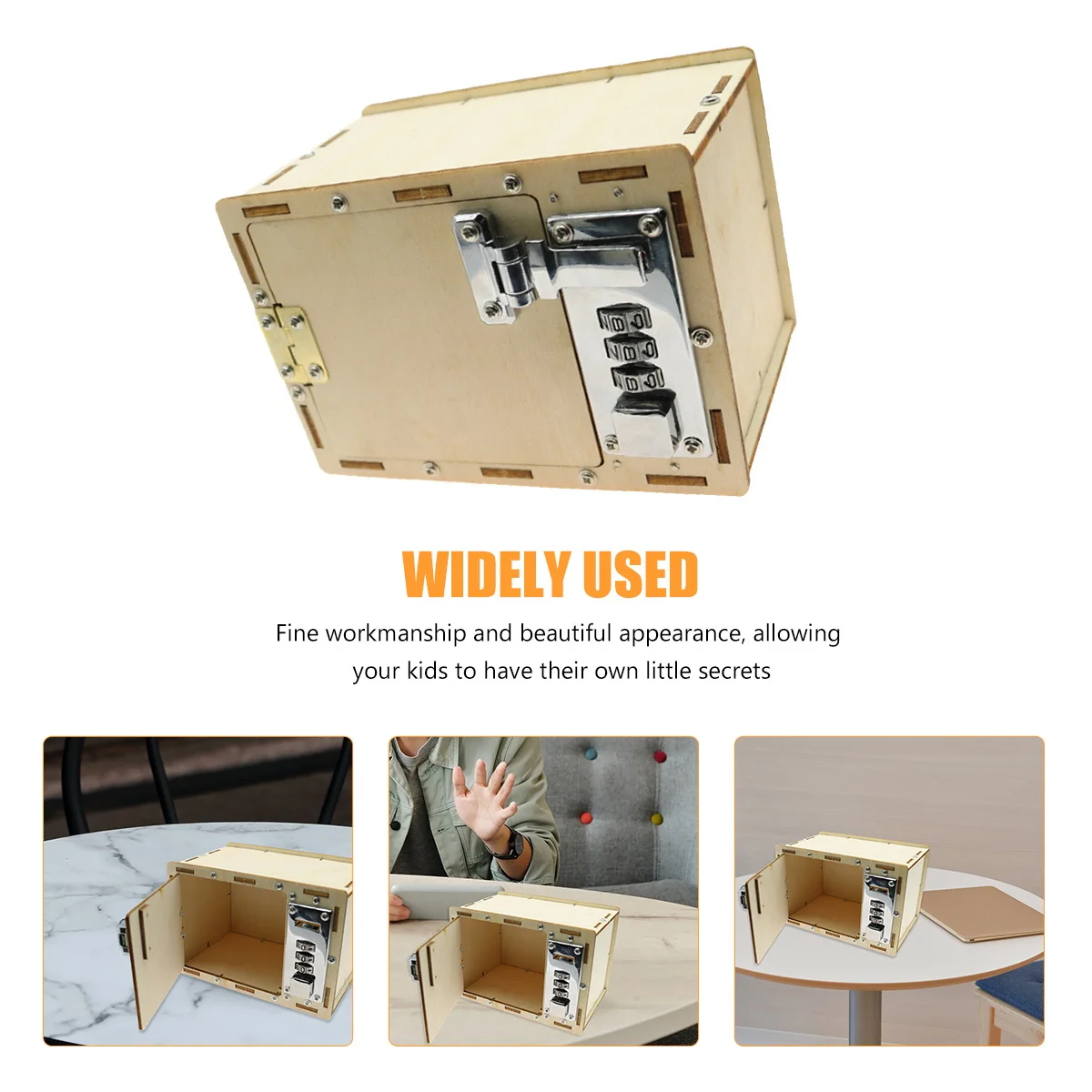 1Set Mechanical Password Box DIY Educational Tool Kids Secret Storage Improve Hands-on Ability DIY Password Case